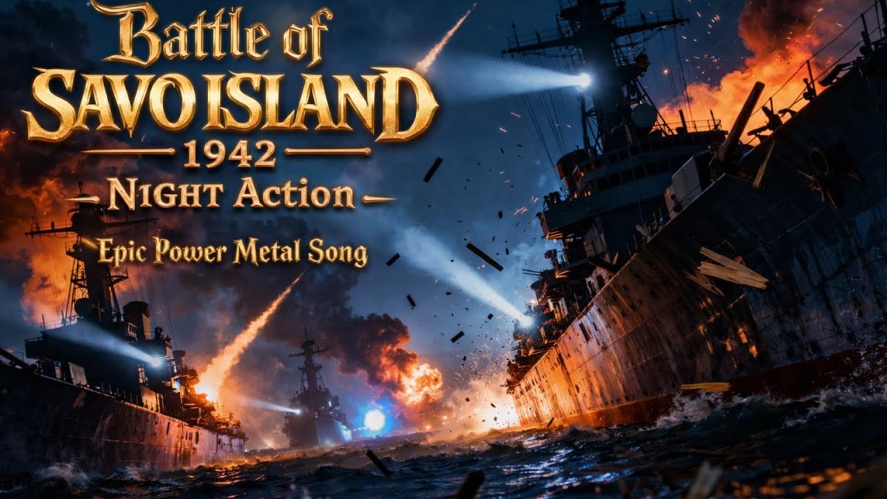 Savo Island — Night Action in Ironbottom Sound (Epic Power Metal WWII Naval History Song)