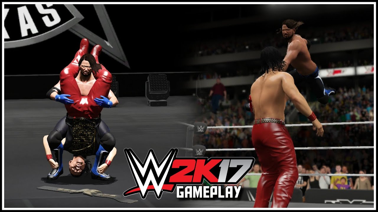 WWE 2K17 - BREAKOUT STYLES CLASH - AJ Styles vs Nakamura Gameplay Part 1 (Champion Breakout & More!)