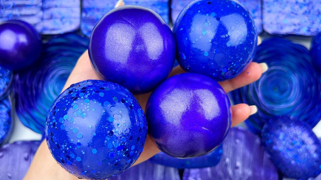 Clay cracking★Cutting cubes★Soap boxes with starch foam and glitter★ASMR SOAP★