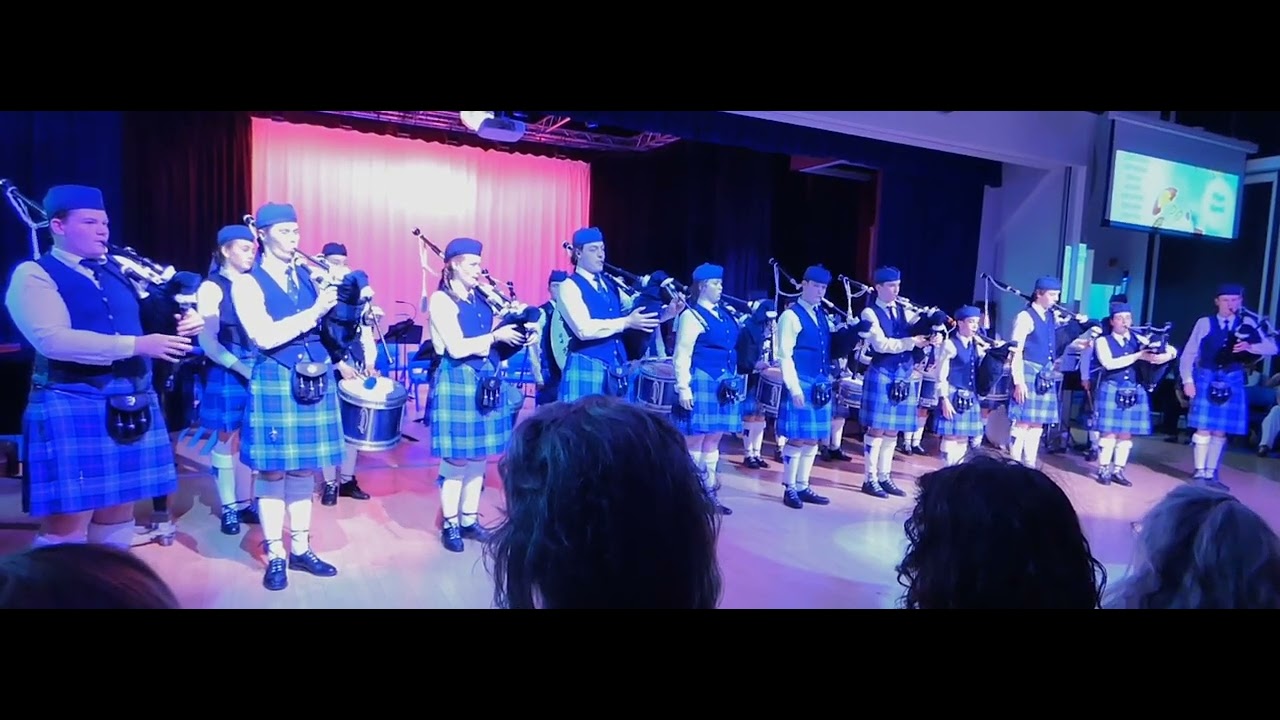 Madras College Pipe Band, Full, Summer Concert 2025, Full Performance