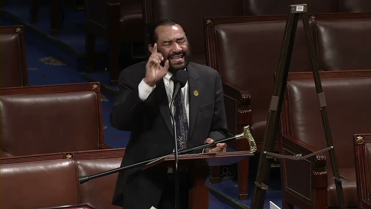 Rep. Green Announces Impeachment Vote for Authoritarian President - Congress is Court of Last Resort