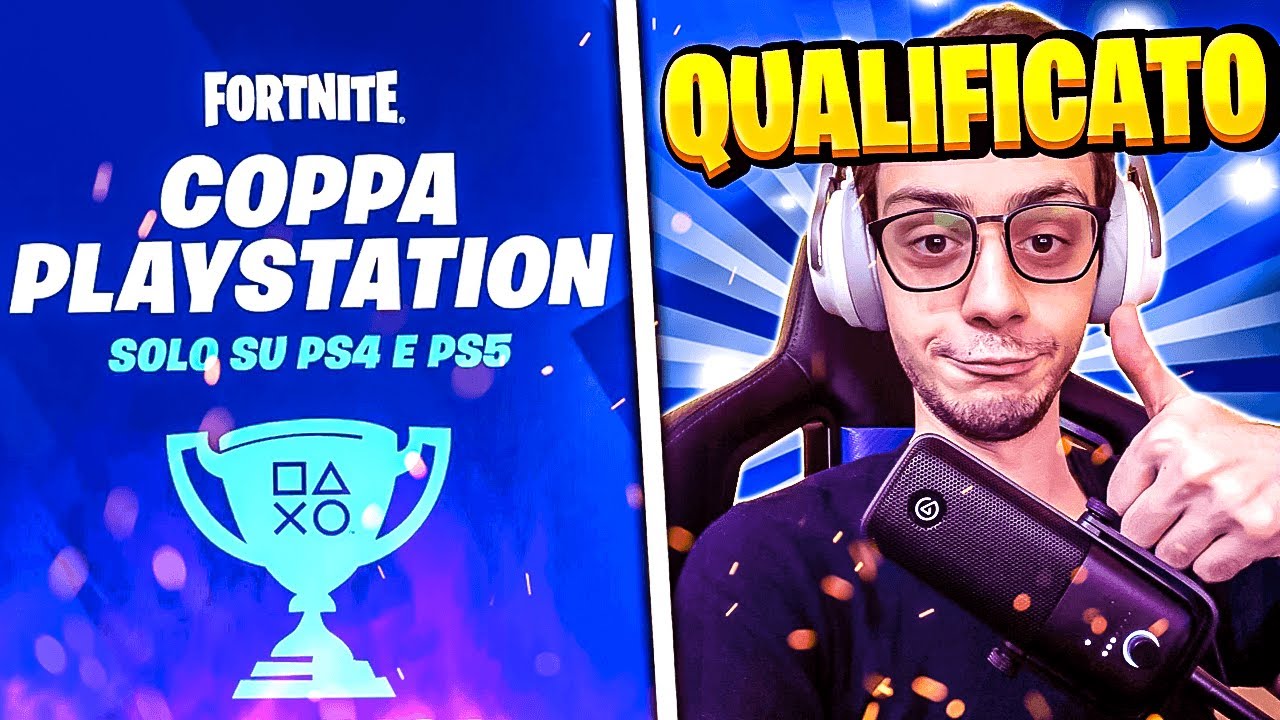 Mi SONO QUALIFICATO alla COPPA PLAYSTATION - FORTNITE