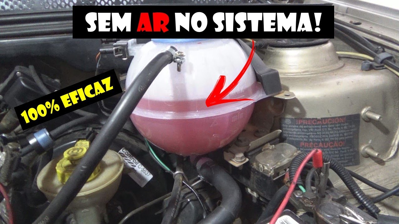 Limpeza Arrefecimento Golf MK3 SEM AR no Sistema ►RobFilms