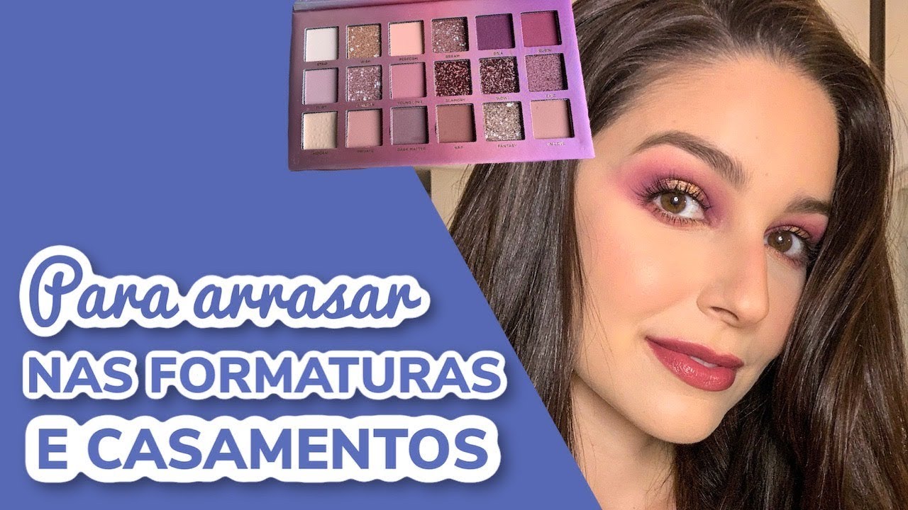 MAQUIAGEM COM PALETA SOFT NUDE RUBY ROSE