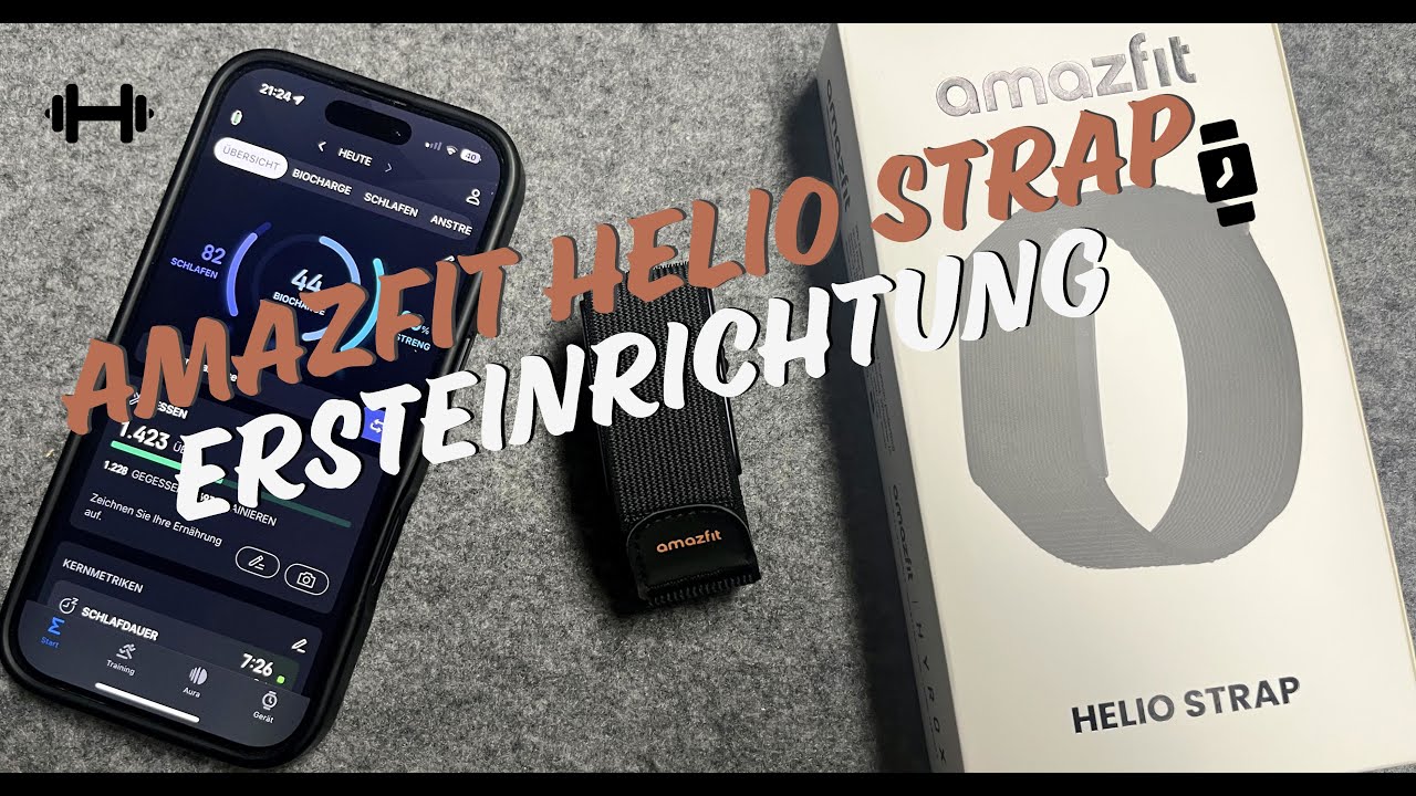 Amazfit Helio Strap - Einrichtung in der Zapp-App | Das neue Wearable von Amazfit | deutsch