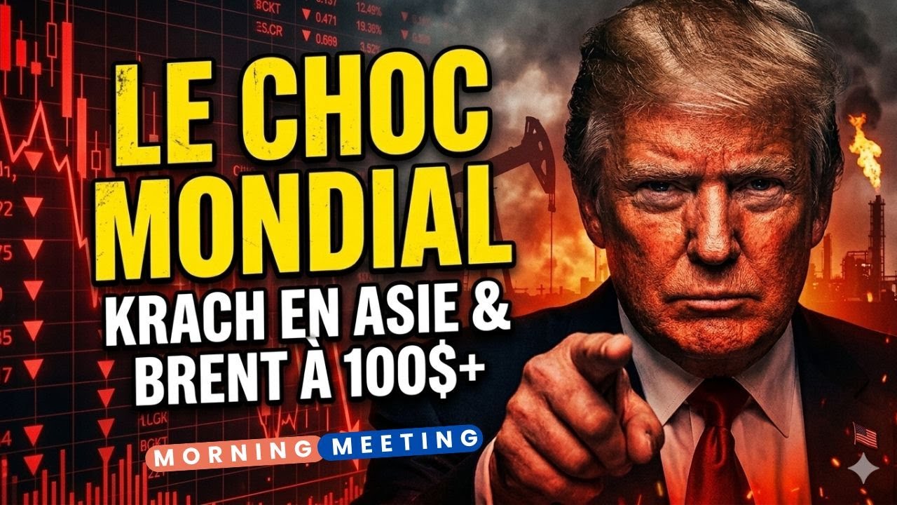 LUNDI NOIR : Le Pétrole explose, l'Asie s'effondre (-5%) !