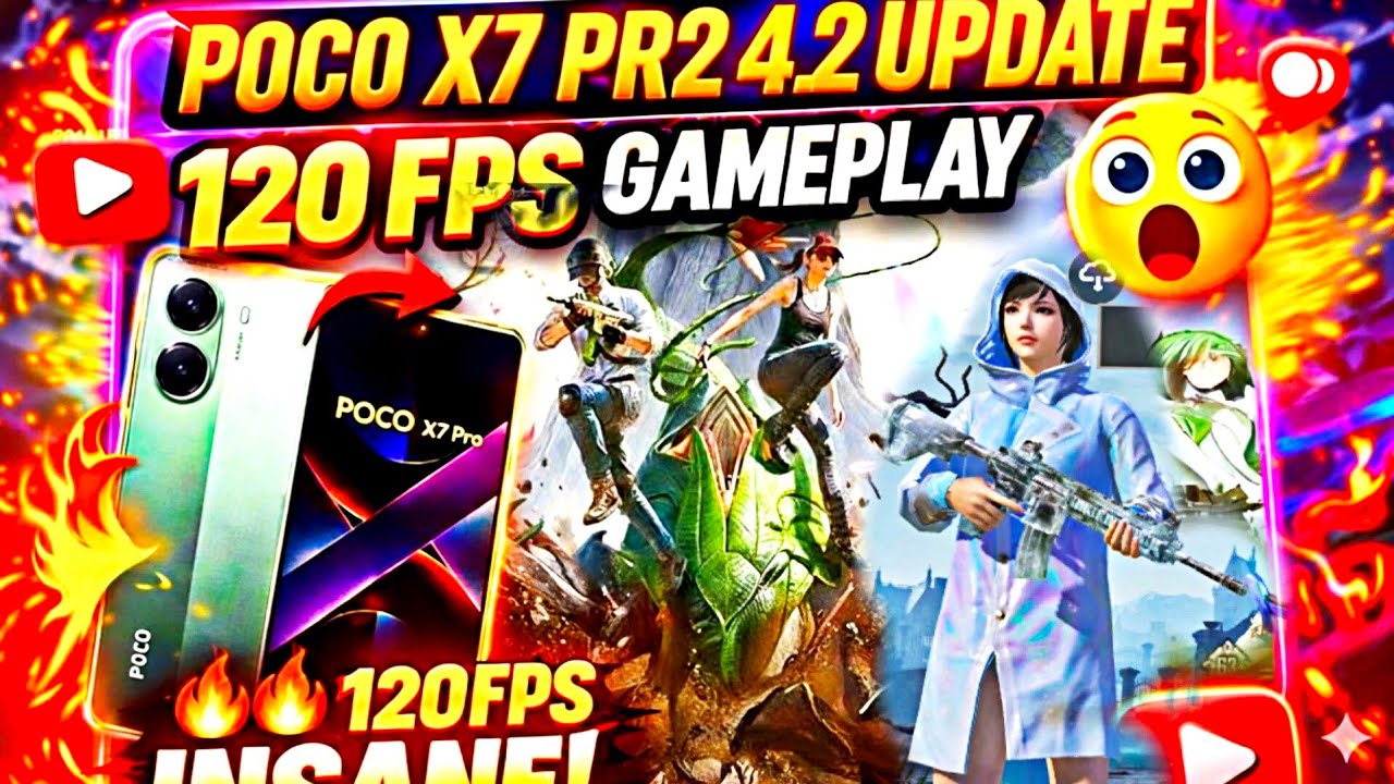 POCO X7 Pro PUBG 4.2 Gameplay 😱 This Phone Is INSANE! Smooth Extreme Test 🔥