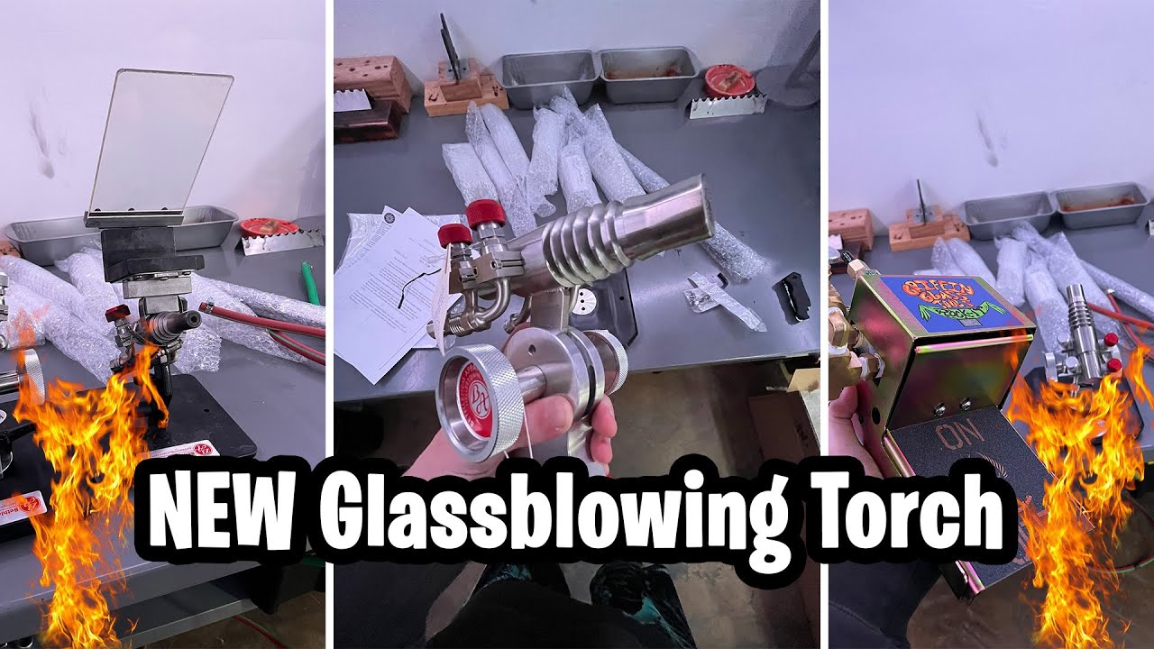 New Glassblowing Torch Part 1 / Stage 2 Glass Torch / How To Blow Glass