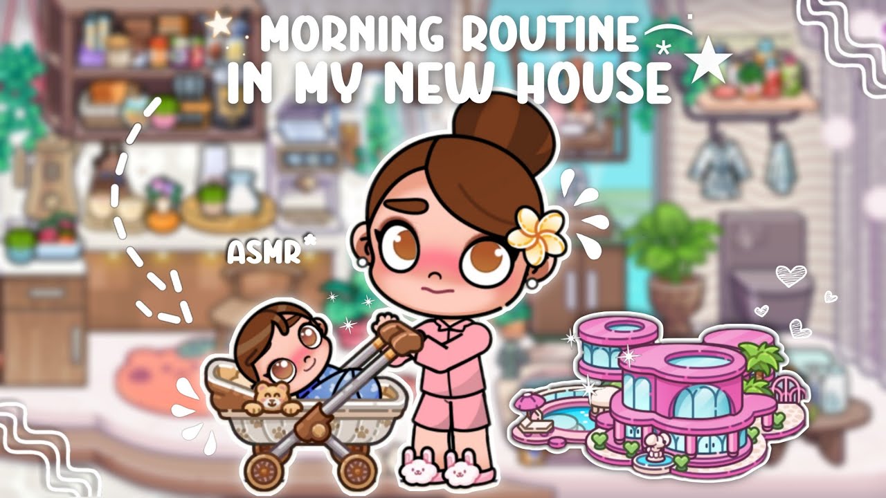 MORNING ROUTINE in my NEW HOUSE* AVATAR WORLD ASMR* PAZU * AVATAR WORLD ROLEPLAY* AESTHETIC MELASWAN