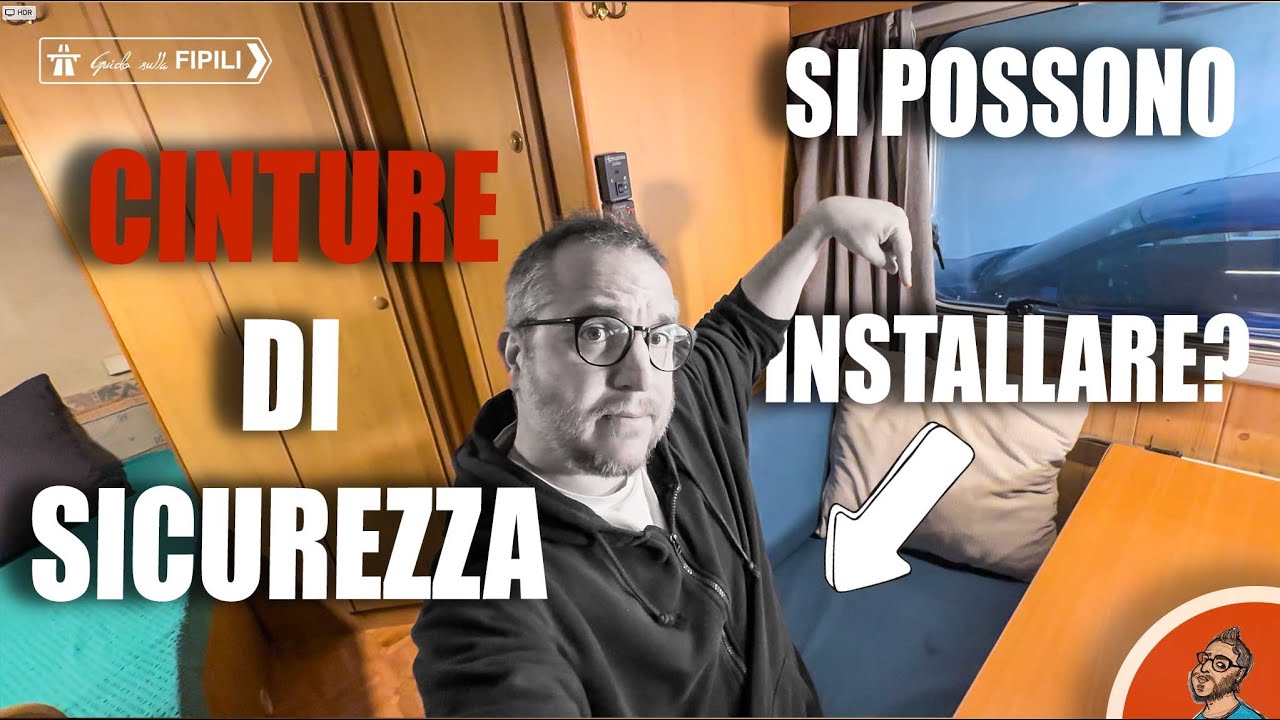 Cinture di SICUREZZA nella DINETTE del CAMPER | Si possono installare?