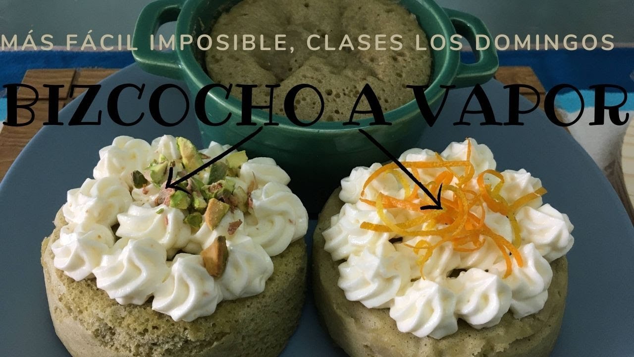 🔴Bizcocho a VAPOR/MUSHI Pan de té de MACHA👌