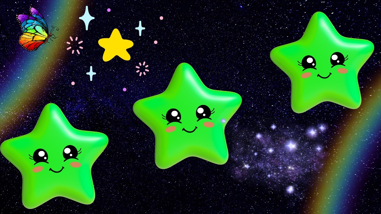 Twinkle Twinkle Little Star 🌟 Nursery Rhyme Song for Preschoolers / Fun Cartoon Music Show ✨