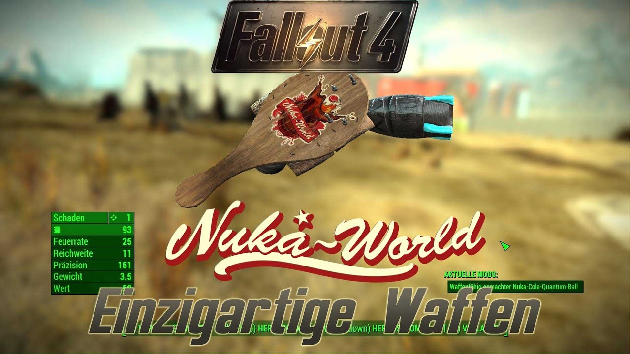 Fallout 4 Guide: Alle legendären Nuka World Waffen