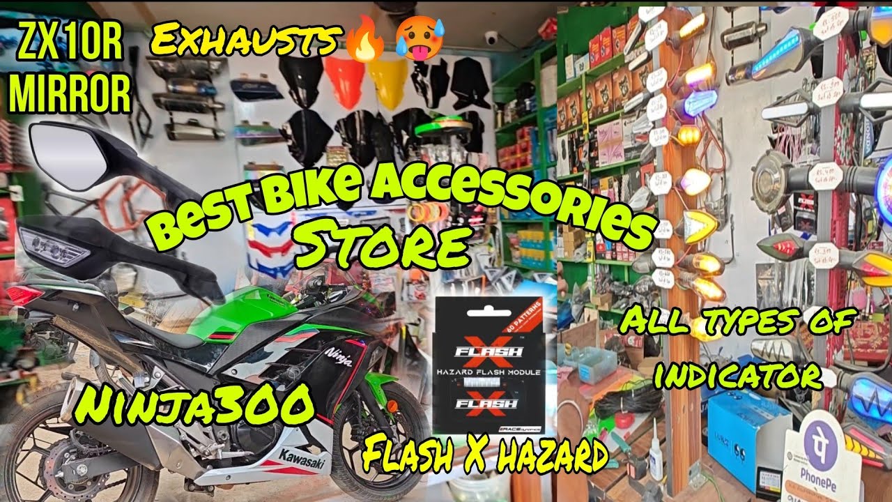 ninja 300 modify in assam || ninja300 modified| bike accessories available #bikeaccessories #ninja