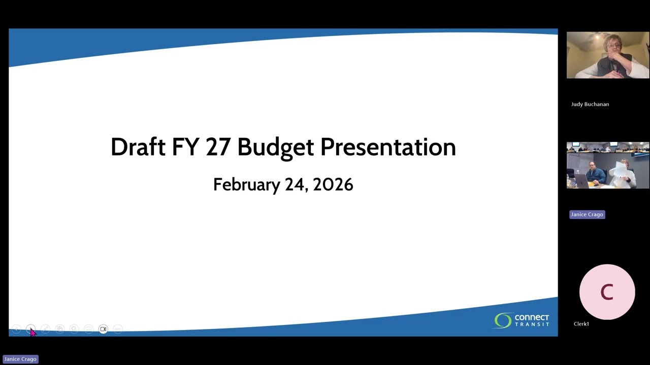 Connect Transit Board of Trustee Meeting February 24,2026