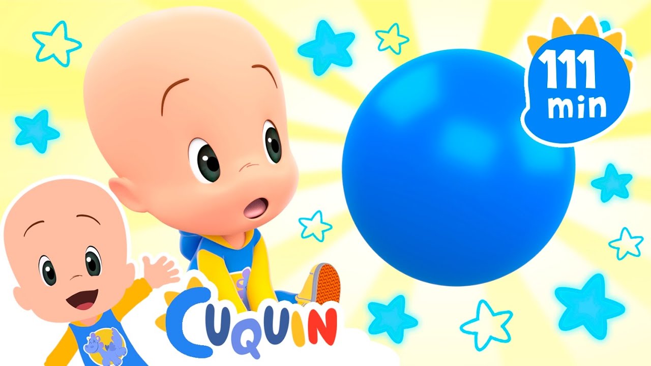 La Pelota Azul de Cuqu&iacute;n 🔵 Aprende los colores Y mucho m&aacute;s | Dibujos educativos para beb&eacute;s