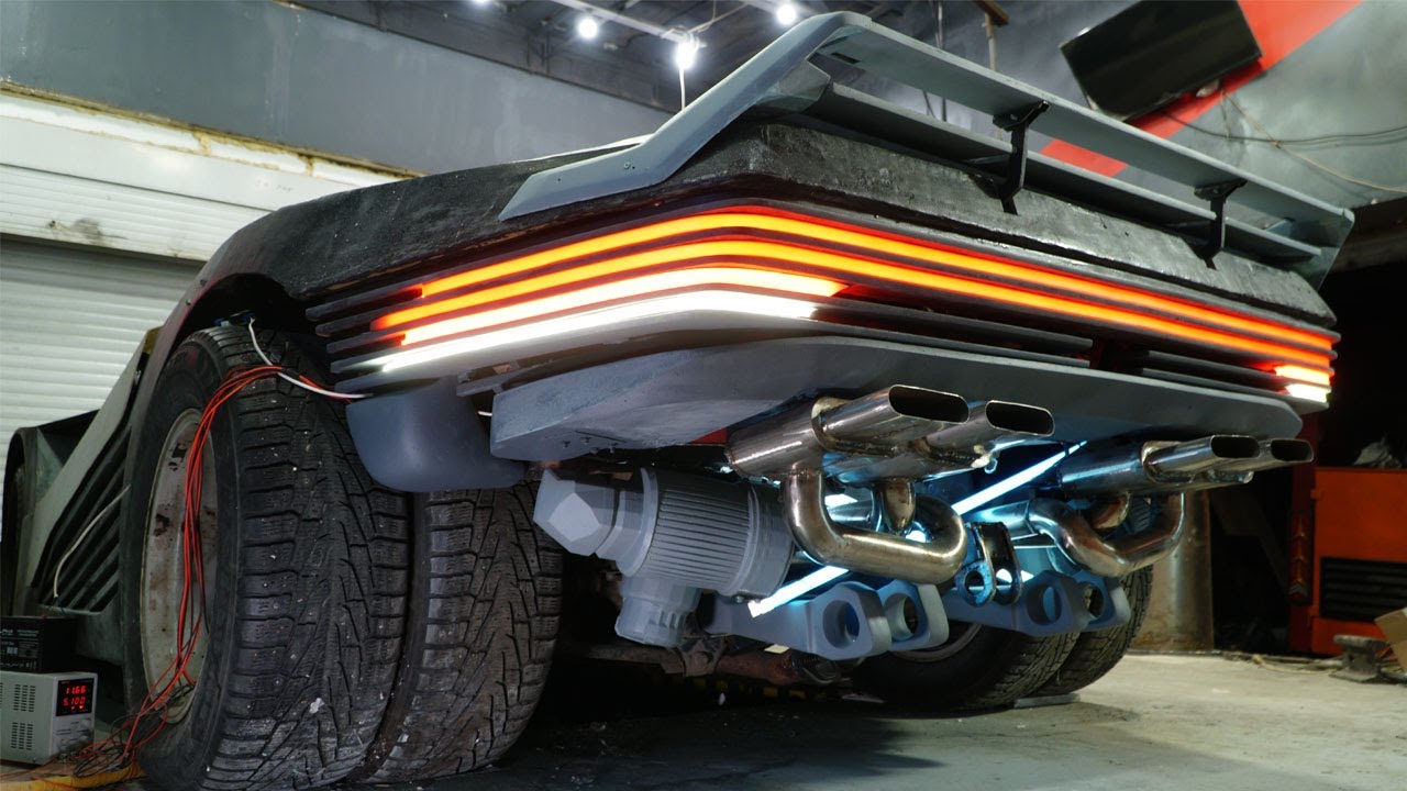Active spoiler, wheelie bar and filters. Quadra V-Tech from Cyberpunk 2077. Part 26