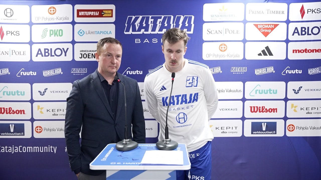 E. Hartikainen Oy Lehdistötilaisuus | Kataja Basket vs Kouvot | 107-109(49-43) (97-97) | 8.10.2025