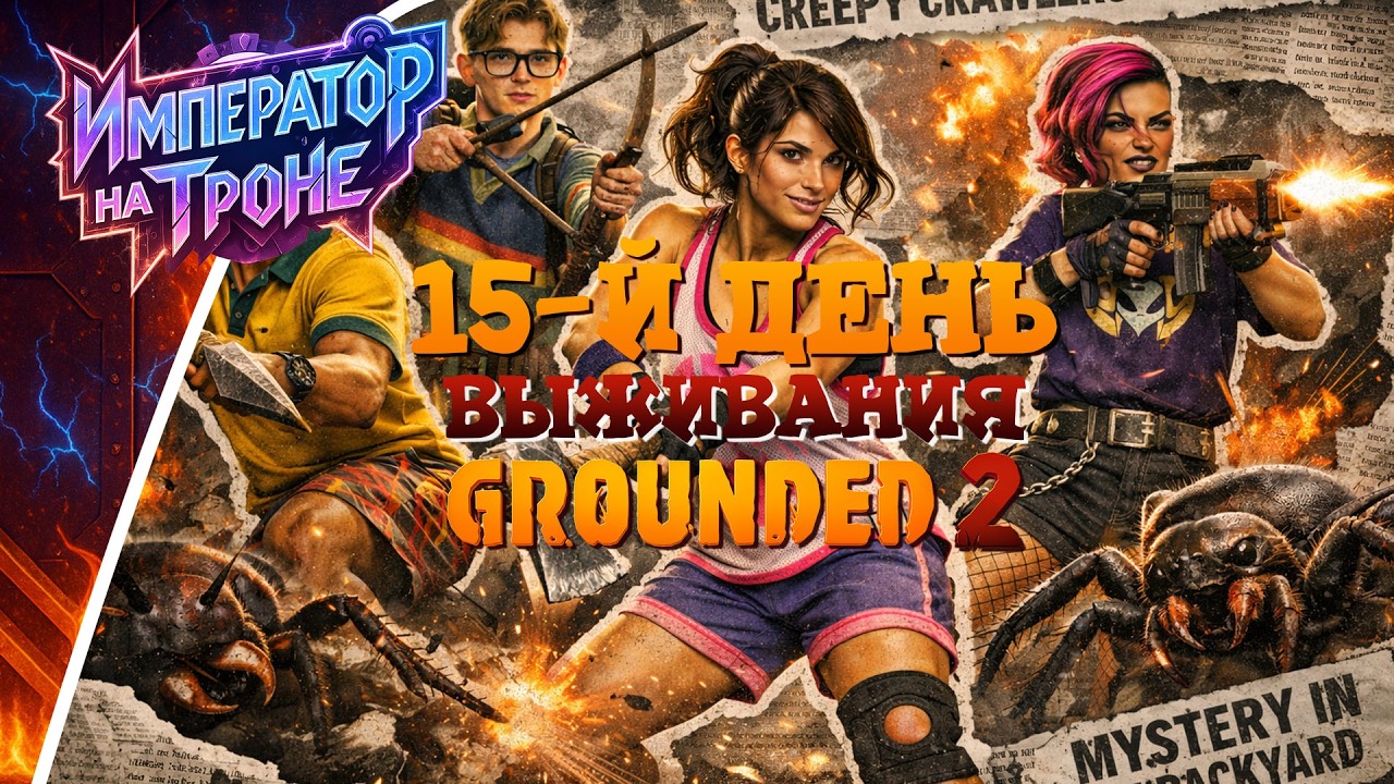 ПЯТНАДЦАТЬ ДНЕЙ ВЫЖИВАНИЯ В GROUNDED 2 | Время строить дом