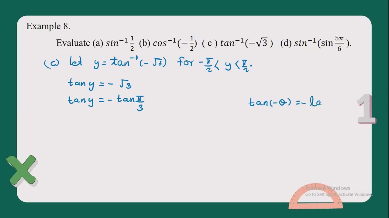 Grade 12 , Chapter ( 7 ) ,  Example 8.