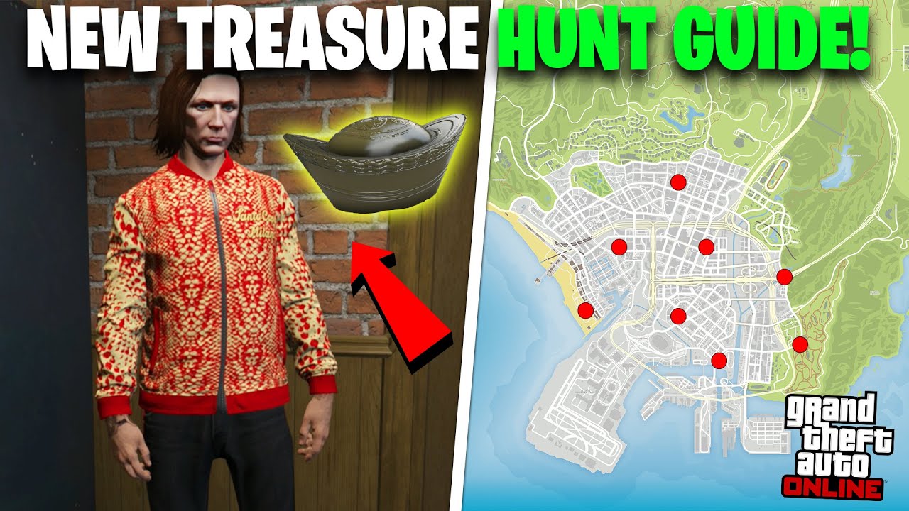 All 36 Yuanbao Locations! Easy $100,000 + NEW OUTFIT | GTA Online Treasure Hunt Guide