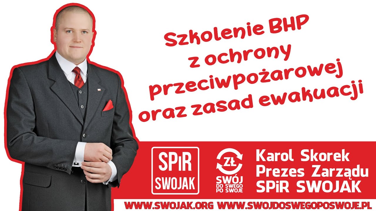 Szkolenie BHP z ochrony przeciwpożarowej oraz zasad ewakuacji (PPOŻ)