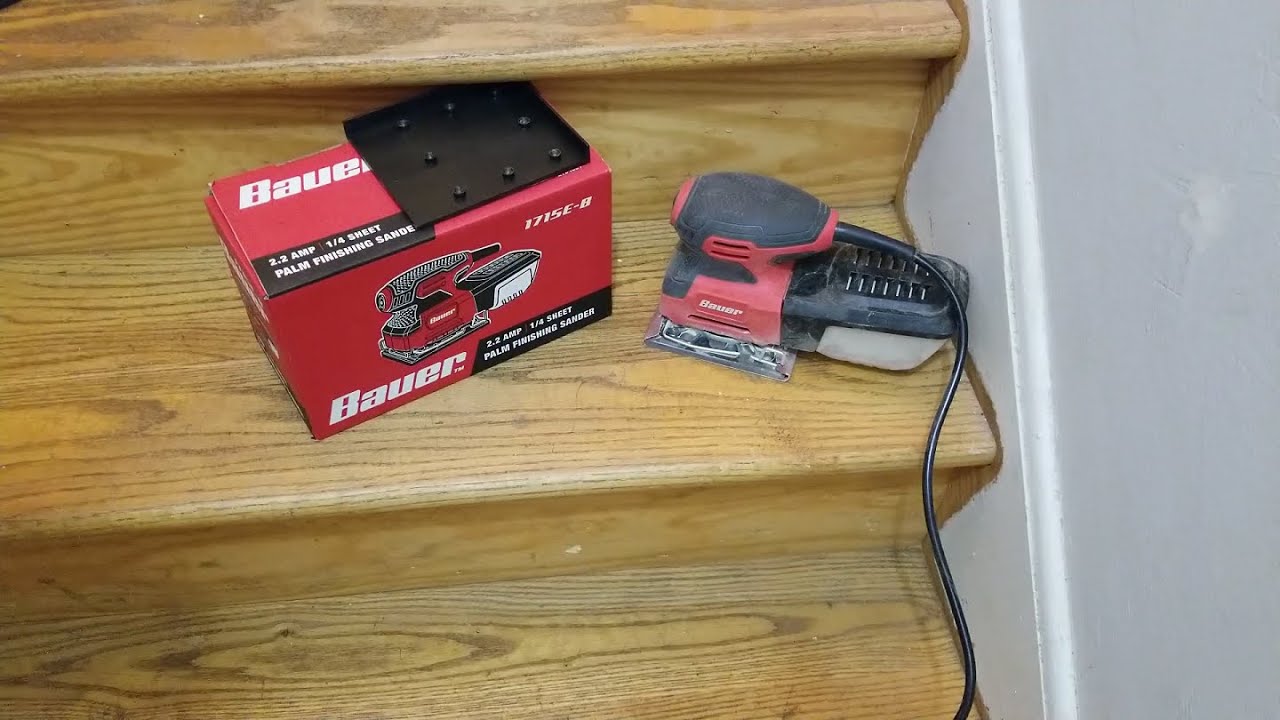 Обзор шлифовальной машины Bauer Finishing Sander (1715-B)