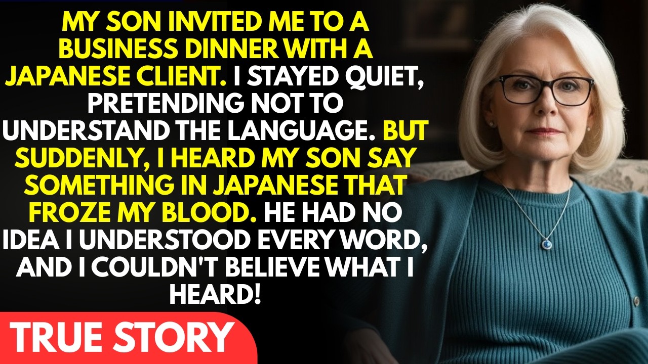 My Son Spoke Japanese Thinking I Didn't Understand… And He Said Something I Never Forgot.