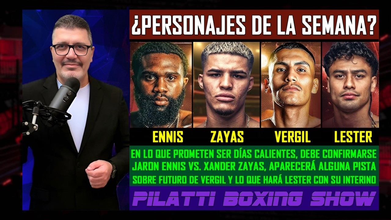 Pilatti 24/7: Ennis, Zayas, Vergil y Lester. Entienda por cual raz&oacute;n ser&aacute;n personajes de la semana