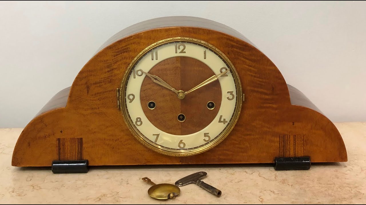 Vintage URGOS Westminster Chime Mantel Clock | Item# 2426 - Adelaide Clocks