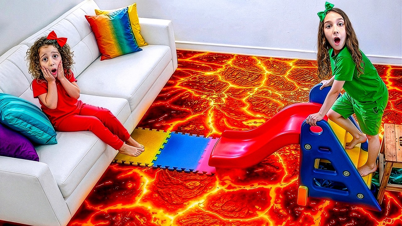 The Floor Is Lava with Sierra and Rhia
