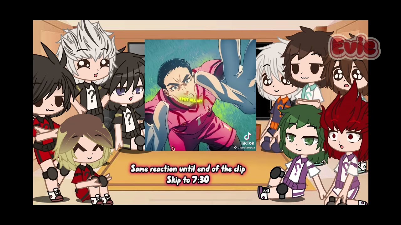 Haikyuu react to Hinata as Bachira #fy #gacha #fy #gacha #haikyuu #hinata #bachira #fy #gacha ##fy