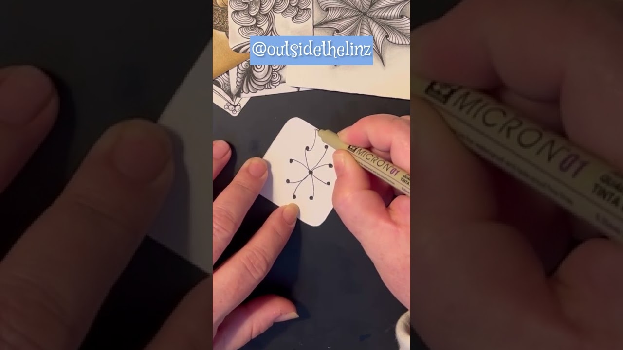 Tangle Time, Stella with the Zentangle&reg; Method Lives on TikTok