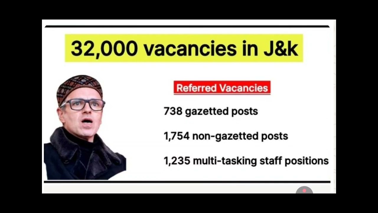 #jkjobs|32000 Vacancies in J&k|J&K Fresh 10000+ Class IV Vacancies Vacant|Fresh 32474 Posts In J&K