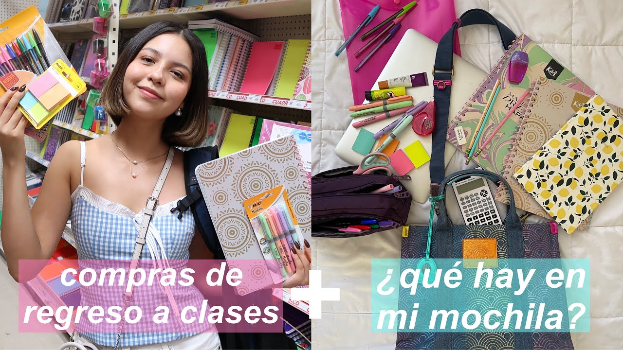 compras para el regreso a clases & qué hay en mi mochila de la uni?💼📘 -Nina