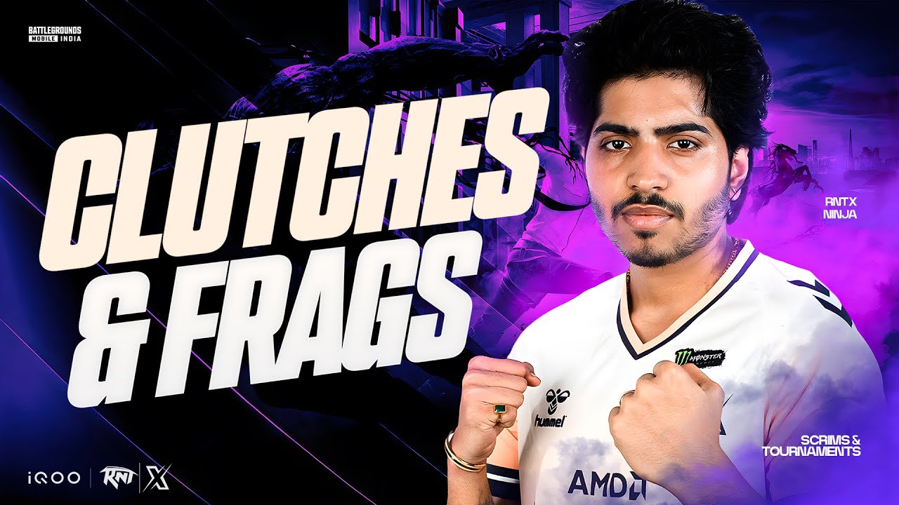 SCRIMS AND TOURNAMENT FRAGS || iQOORNTXNinja || 💜⚡️