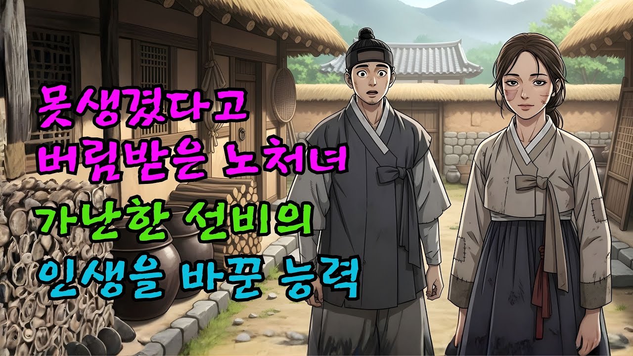 못생겼다고 버림받은 노처녀, 가난한 선비의 인생을 바꾼 능력