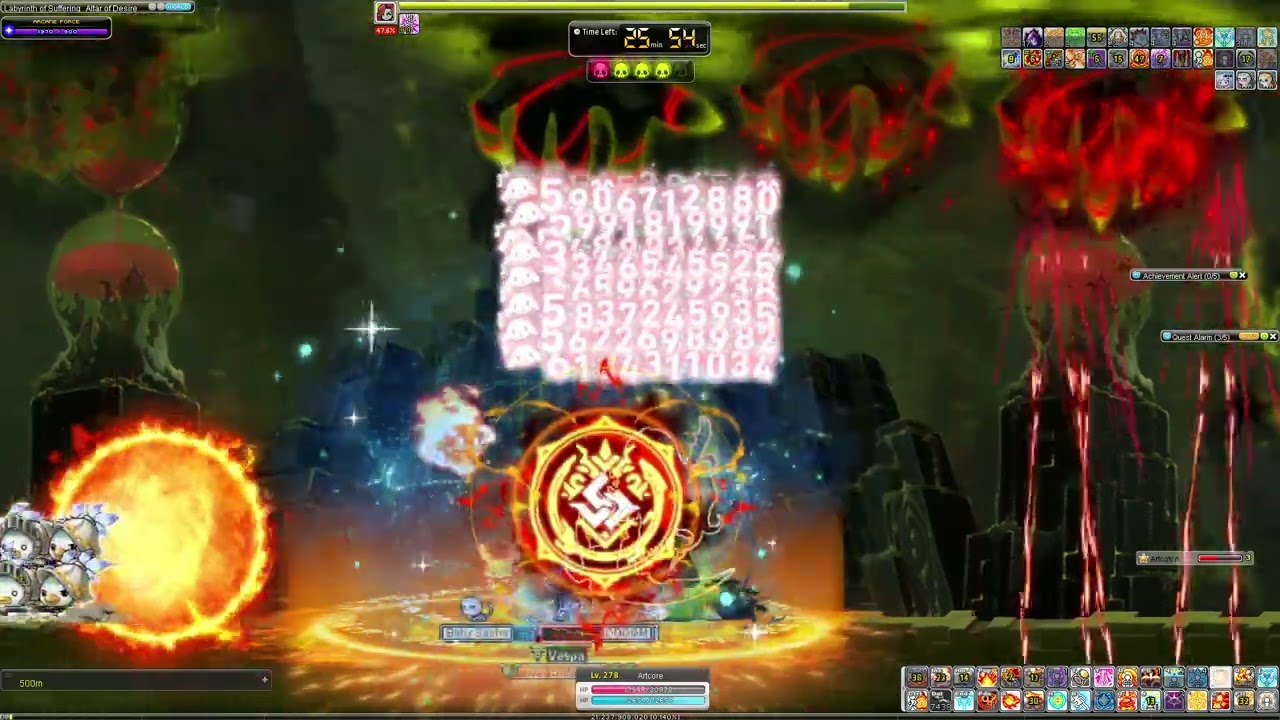 Maplestory Flame Wizard Hard Hilla Solo (Sixth Job)