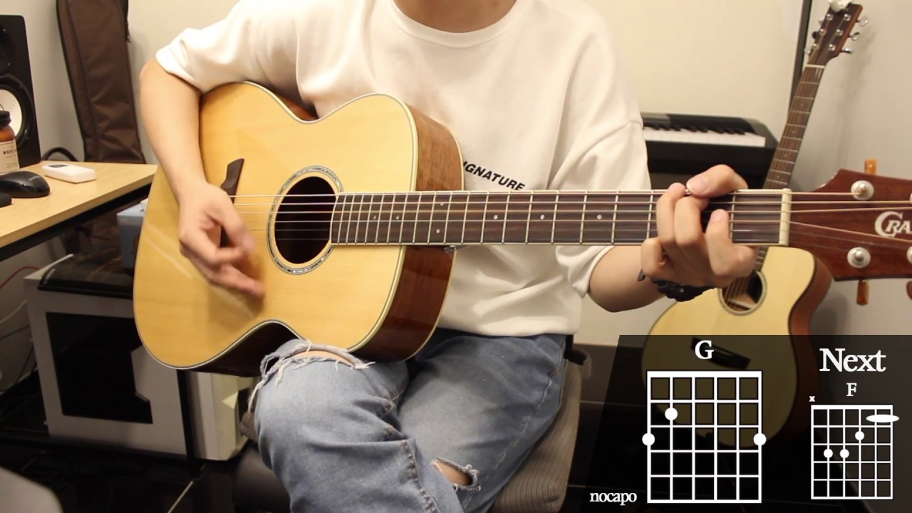 Volcano - Damien Rice Guitar Cover for Beginner Playing by [Musicdrawing]