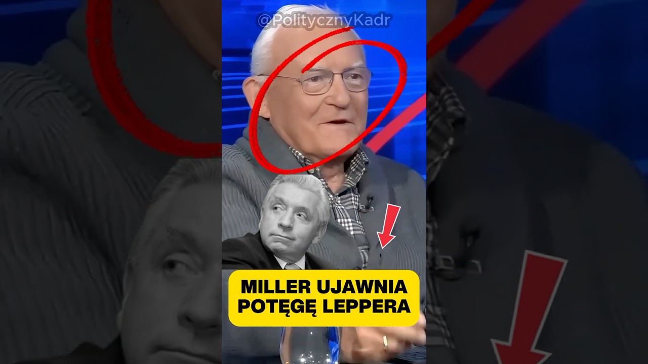 MILLER O POTĘDZE LEPPERA!