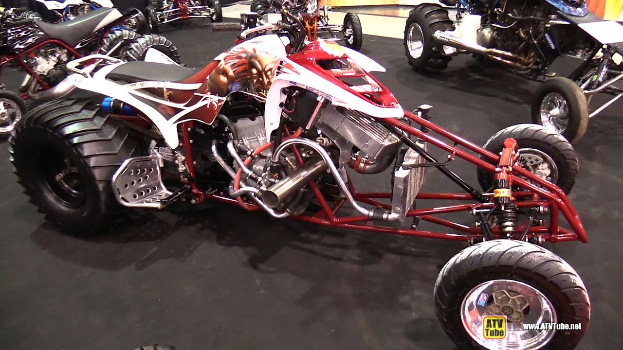 Yamaha Custom Drag ATV - Walkaround - 2014 St Hyacinthe ATV Show