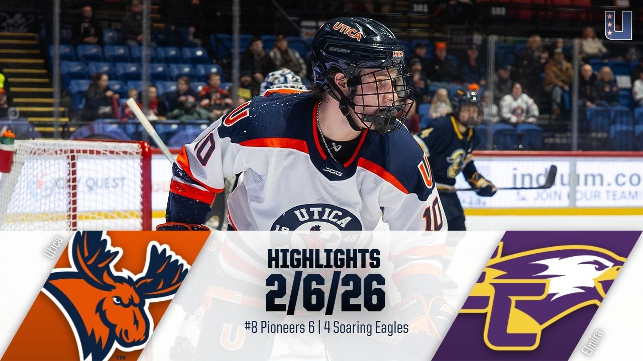 #8 Utica at Elmira | Men's Hockey Highlights - 2/6/26