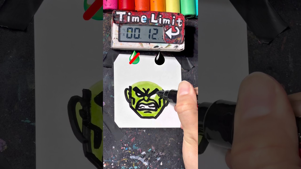 Drawing Hulk in 40Sec