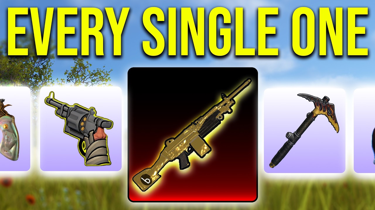 I Farmed EVERY LEGENDARY Weapon In Rust