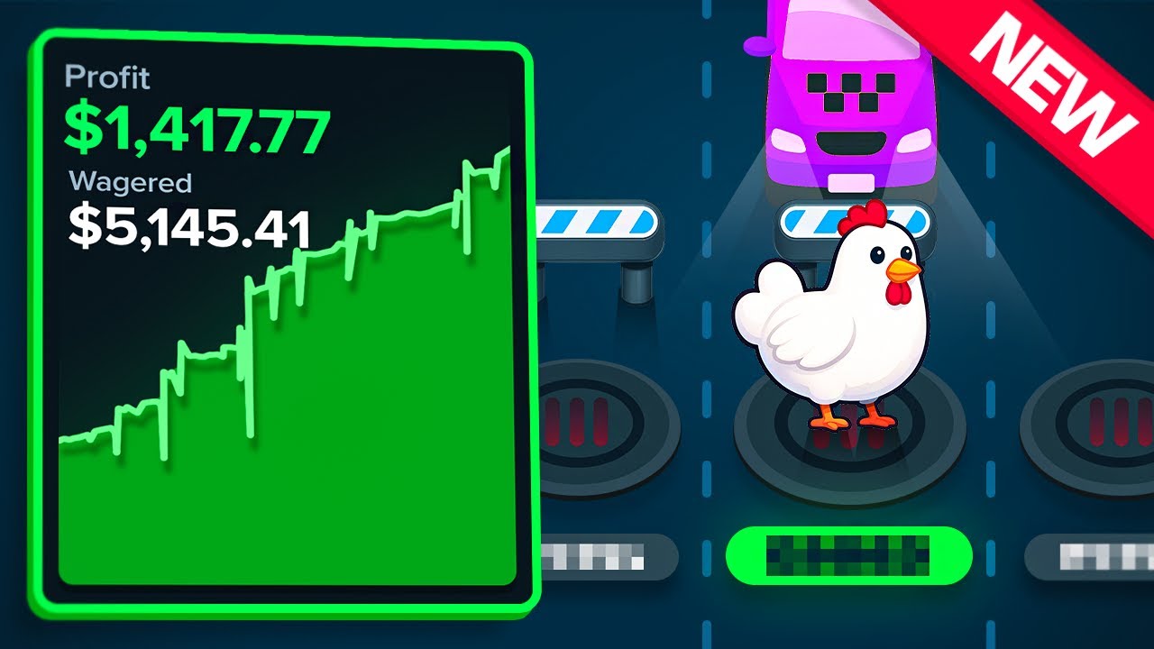 HUGE PROFIT TRYING STRATEGIES ON THE NEW CHICKEN GAME!