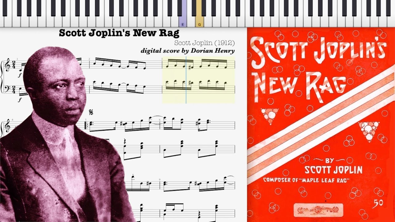 Scott Joplin's New Rag by Scott Joplin (1912, Ragtime piano)