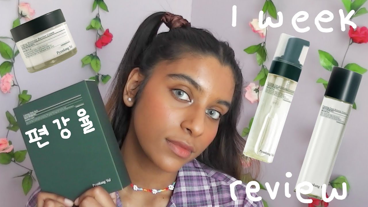 testing the pyunkang yul calming acne range 🌿 | 편강 율 리뷰