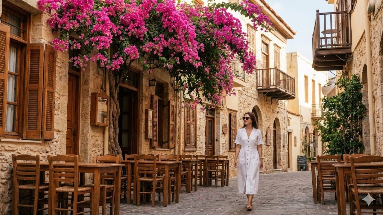 Chania CRETE Old Town 🇬🇷 Feels Like a Dream | 4K Walking Tour