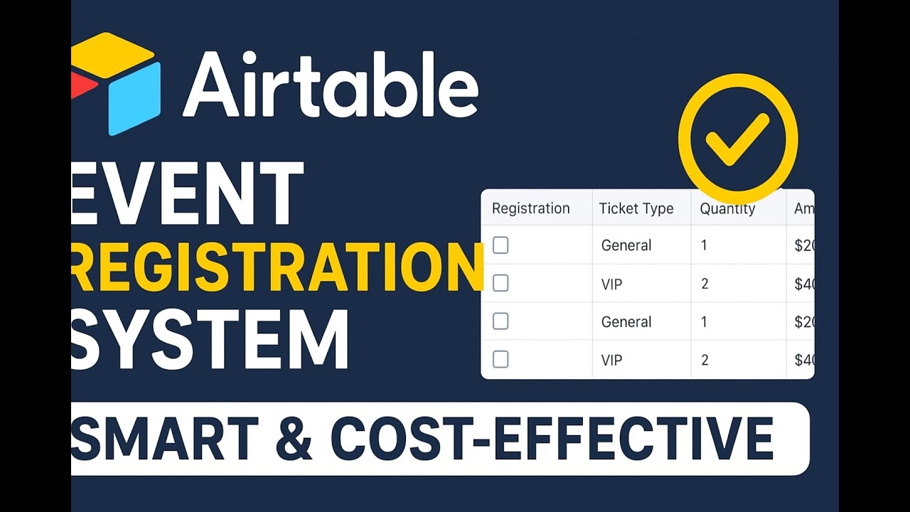 Airtable Event Registration System | Smart & Cost-Effective