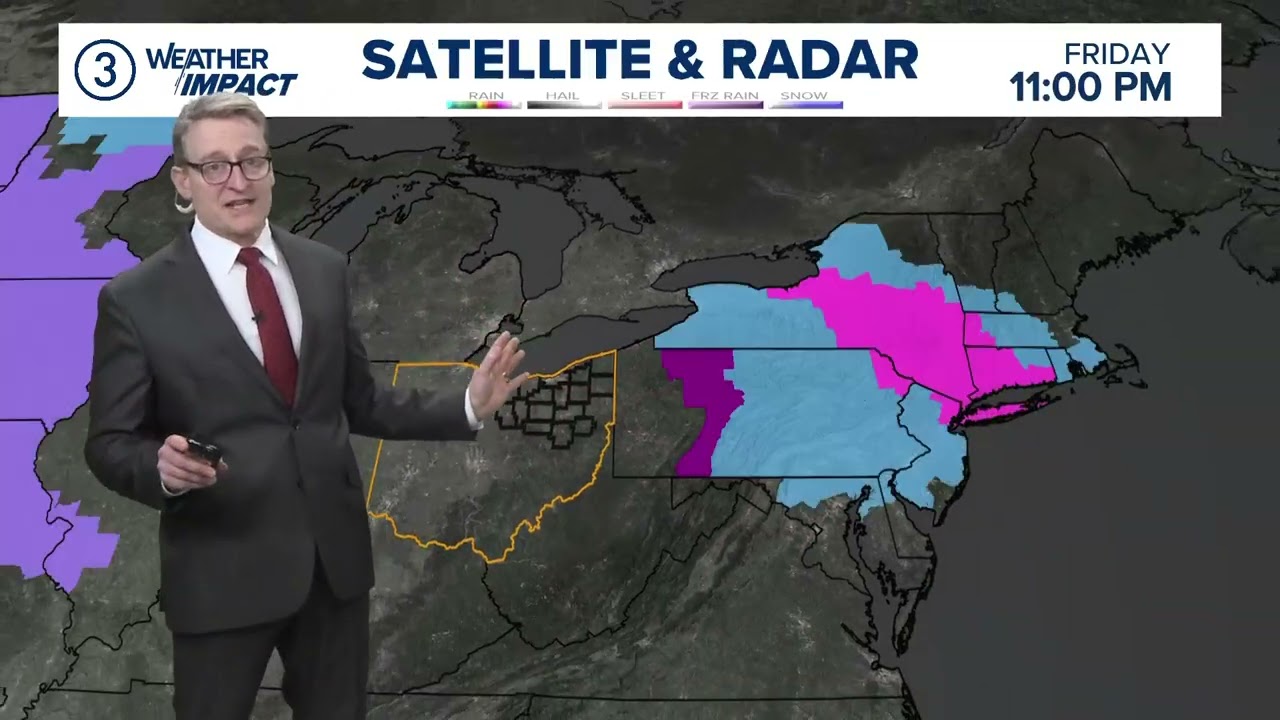 Cleveland area Weather Impact forecast: Cold and snow to bring tough conditions on Monday